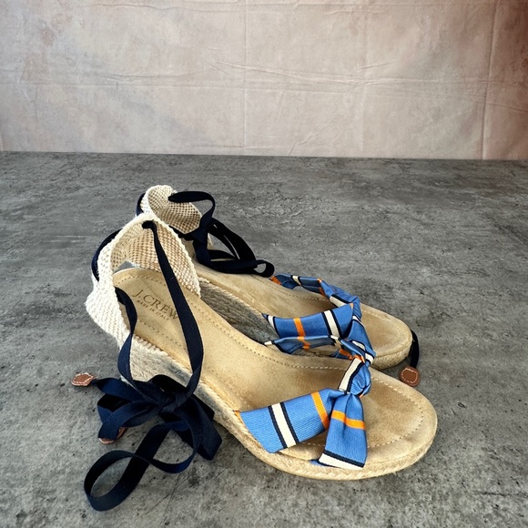 3. J Crew stripped sandals - Picture 4 of 10